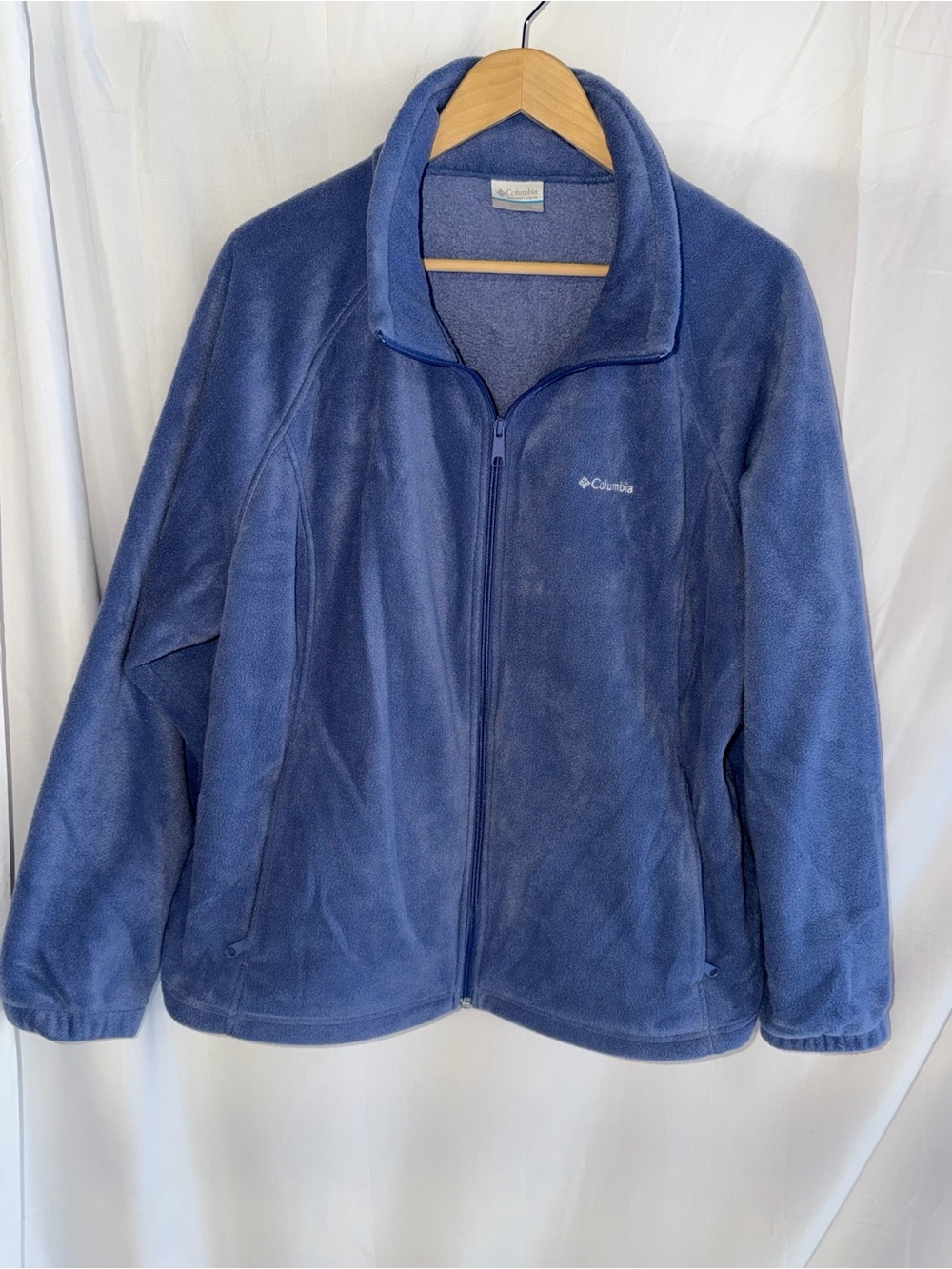 Columbia Women's Blue Full-Zip Fleece Jacket